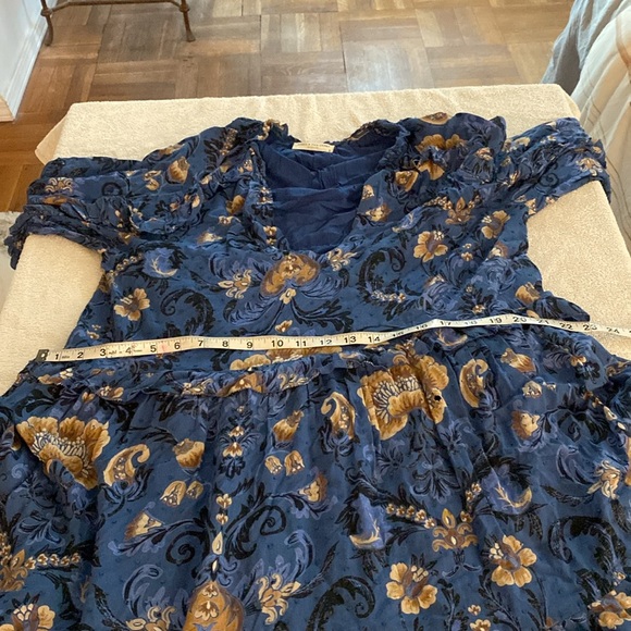 Spell & The Gypsy Blue Aurora stunning maxi tiered stunning bohemian dress. - Picture 13 of 16